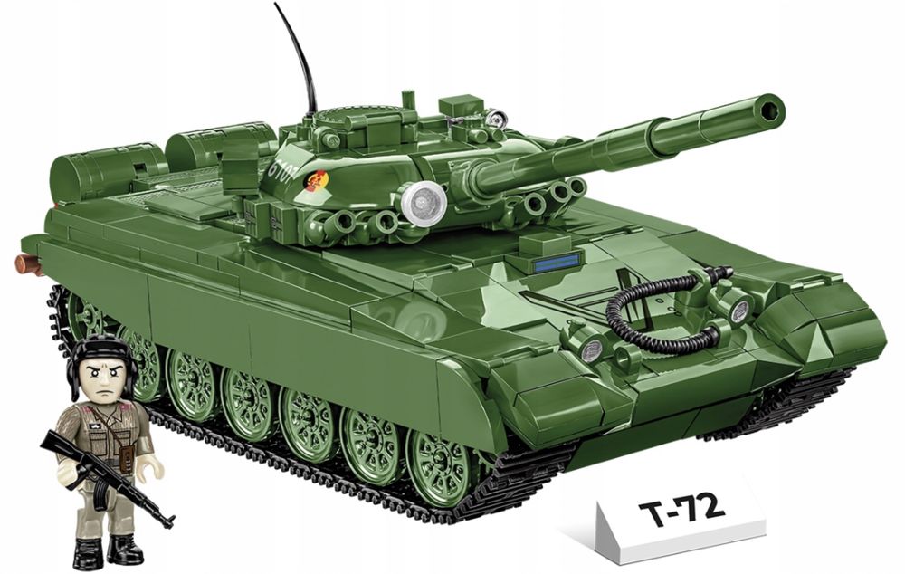 Klocki COBI czołg 2625 T-72 M1 (East Germany/Soviet)