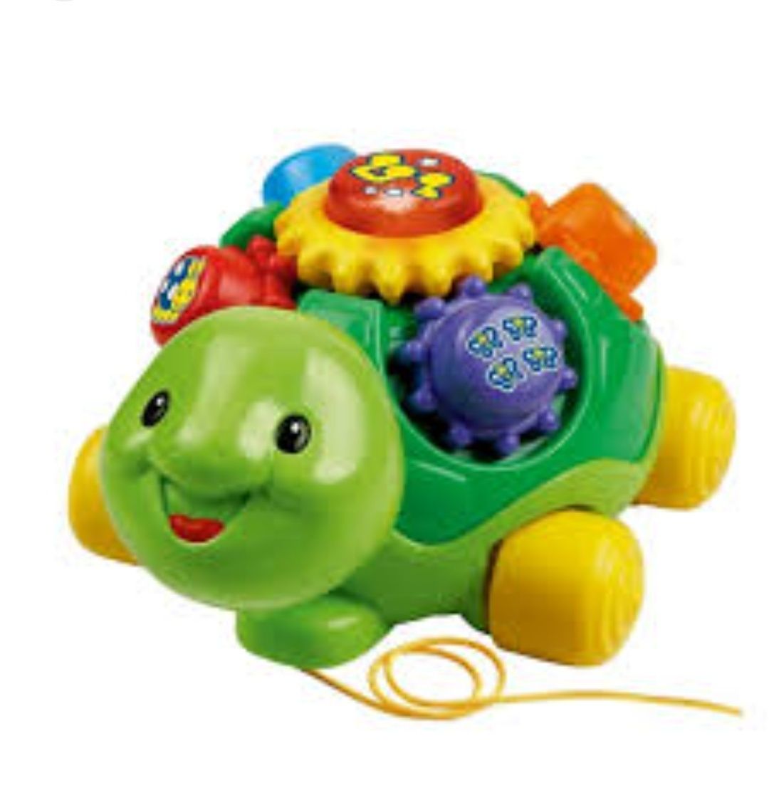 Іграшки Куб- сортер, бегемот- каталка, музична черепаха -каталочка