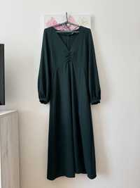 Сукня смарагдова від Zara/M/плаття з розрізом zara
