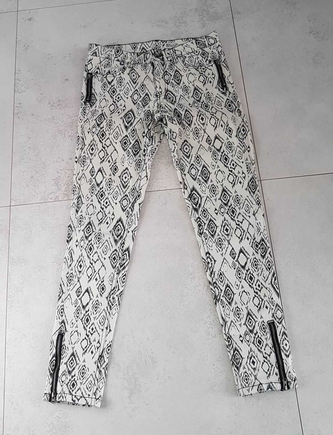 BIG STAR spodnie print MILEY 109 zameczki  rozmiar 26/30