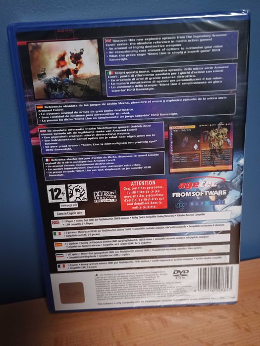 Silent Line Armored Core PS2 Playstation 2 3XA komplet