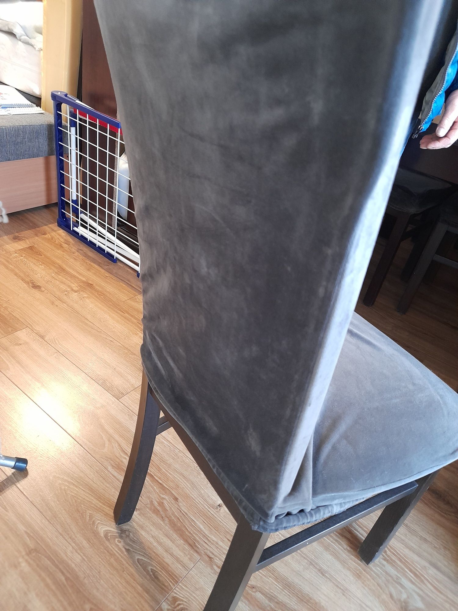 Stół i krzesła     krzesło 4 sztuk rozkładany duży zestaw