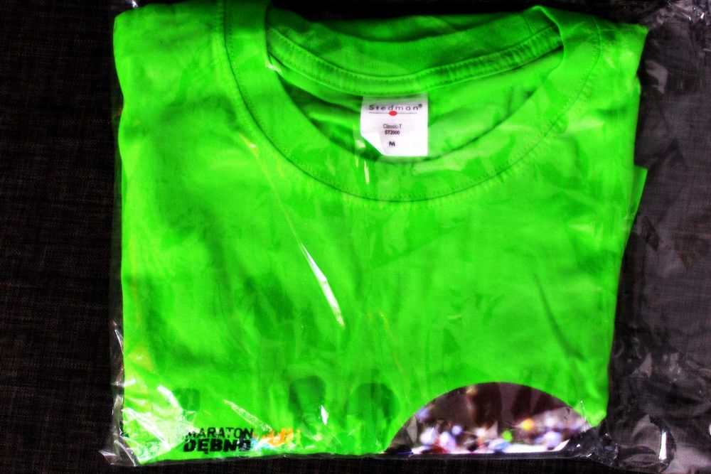 Koszulka 41. Maraton Dębno. Nowa - folia