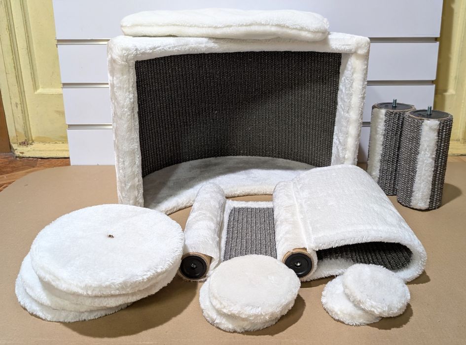 Trixie Zestaw Ścienny Do Wspinaczki Z Legowiskiem Biało Szary ZWROT