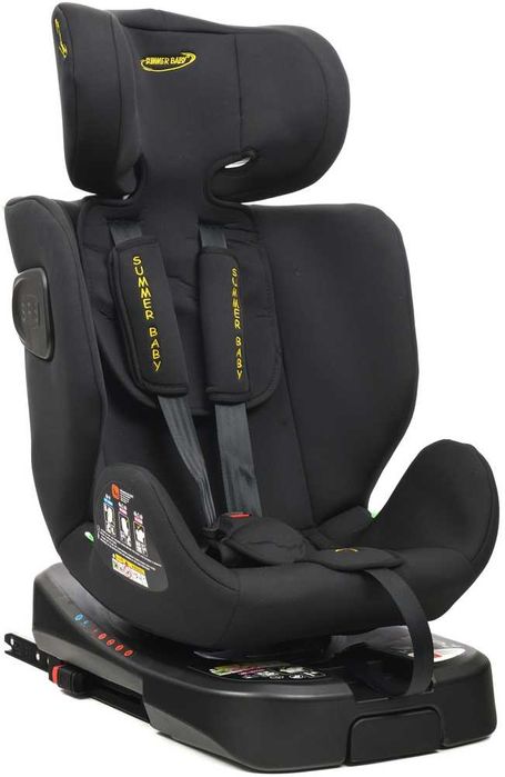 Fotelik Samochodowy COMO 40-150CM Obrotowy 360° ISOFIX z Nogą i-Size