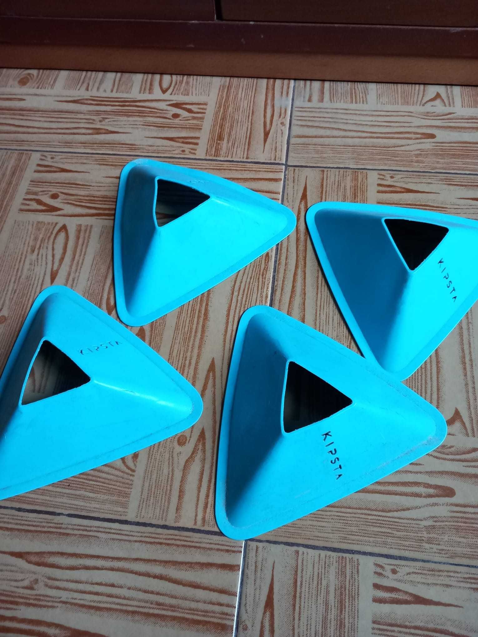 Cones de Futebol ou treino livre Domyos Decathlon Azul