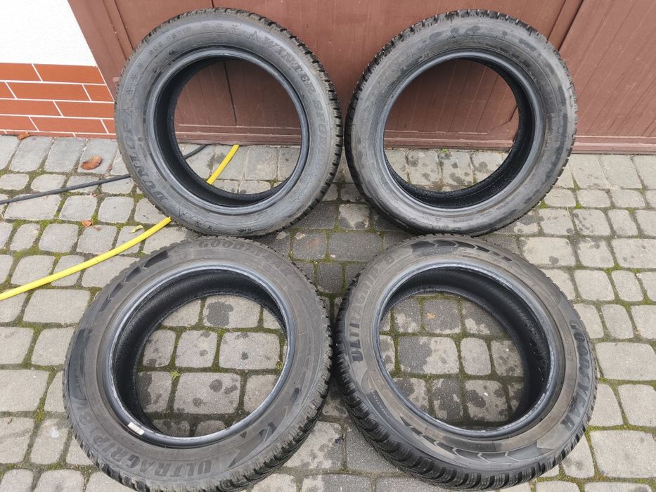 Opony zimowe 205 55 R16 Dunlop 2024 9mm i Goodyear 2021 8mm