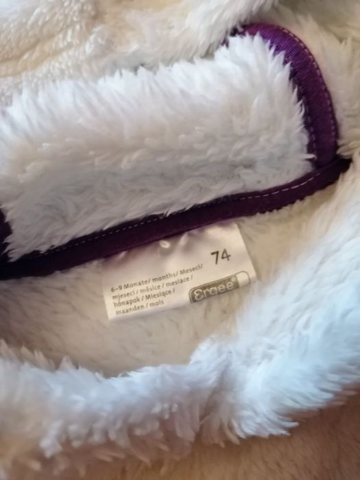 Ergee ciepła mięciutka bluza sweterek dla dziewczynki r. 74-80