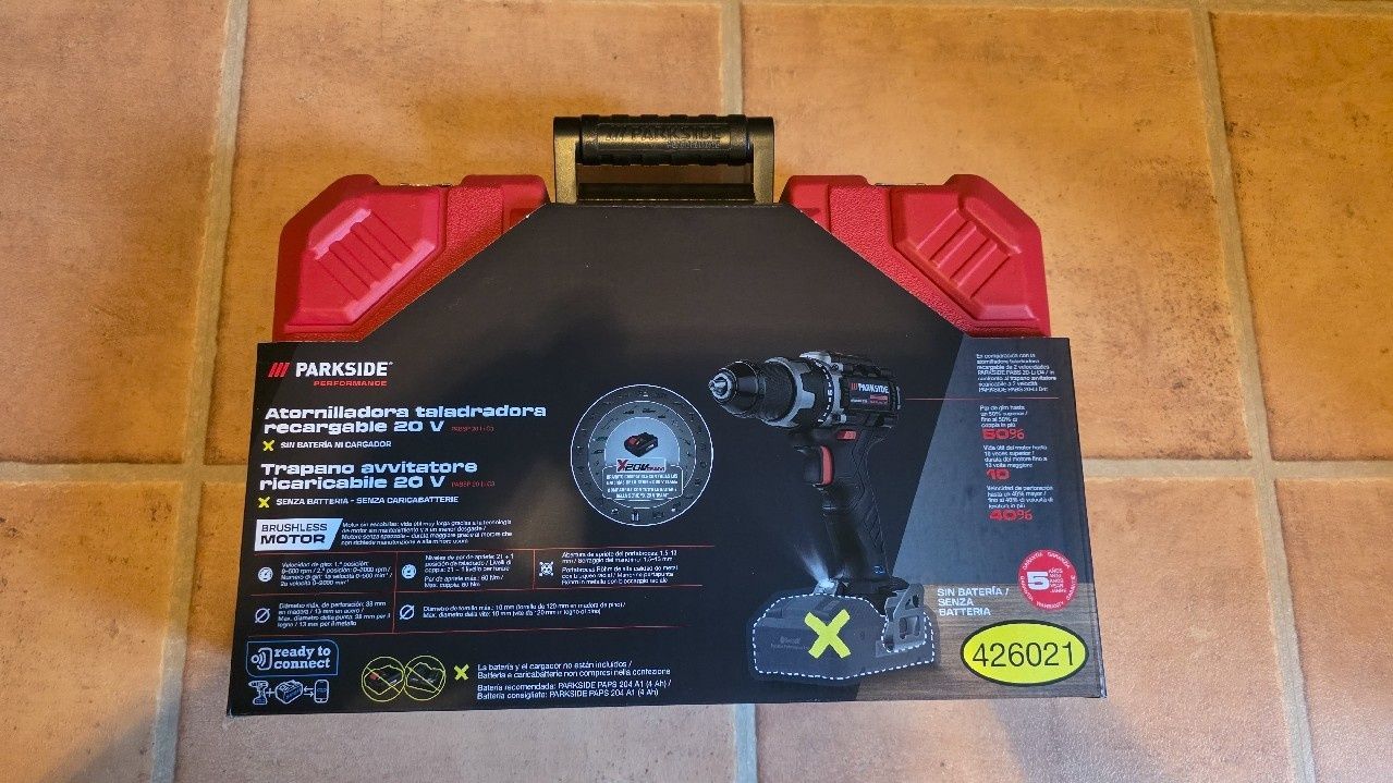 PARKSIDE PERFORMANCE Akumulatorowa Wiertarko-Wkrętarka PABSP 20 Li C3