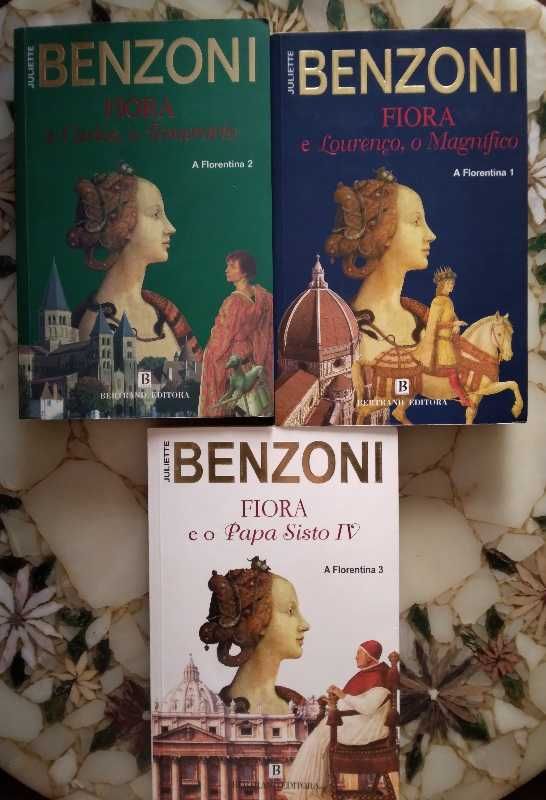 A Florentina de Juliette Benzoni (Tetralogia)- 3 livros 11 euros