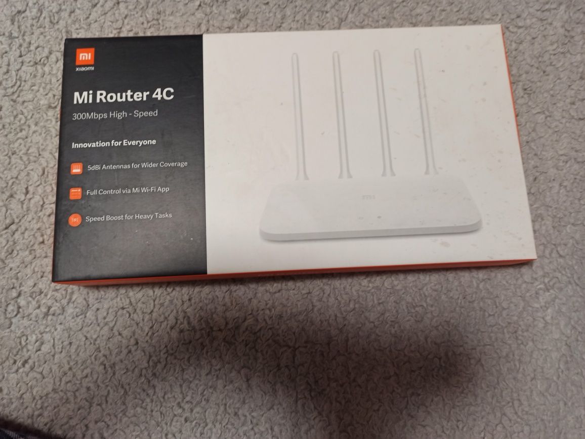 Маршрутизатор интернет WiFi4 Xiaomi Mi WiFi Router 4C Global (DVB4231G