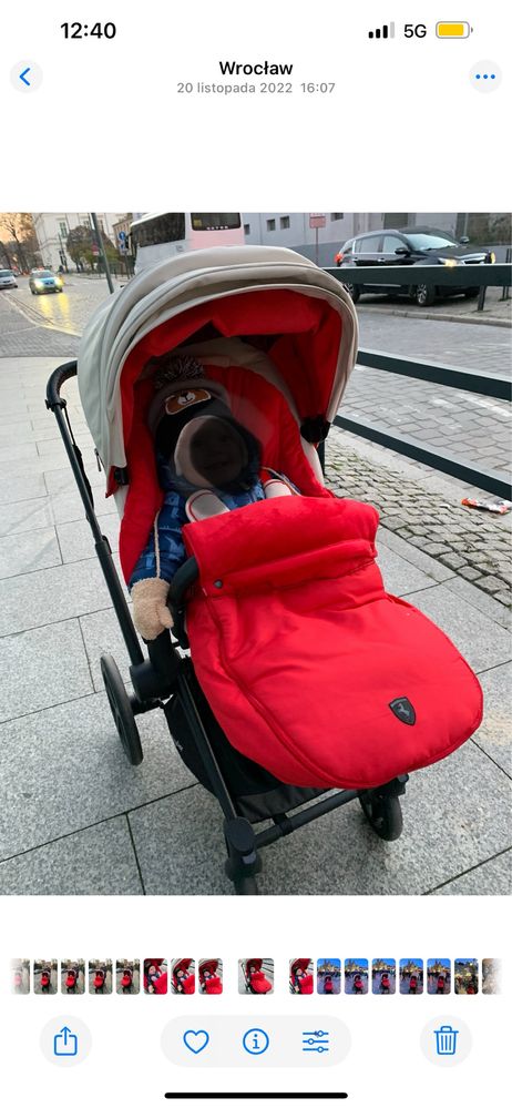 Spacerówka Cybex Priam Scuderia Ferrari + śpiworek Cybex Ferrari