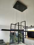 Lampa Nowoczesna led czarna