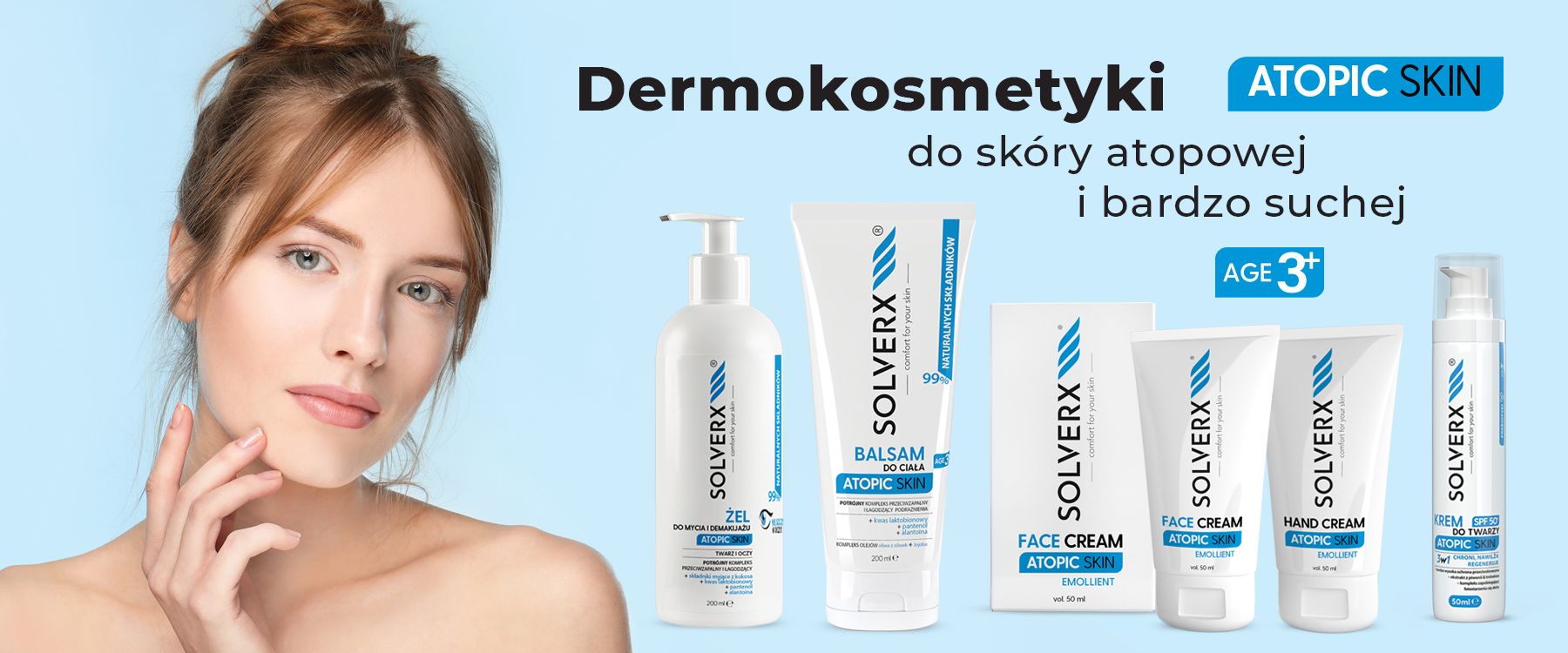 Solverx Atopic Skin Emulsja pod prysznic skóra atopowa 250ml