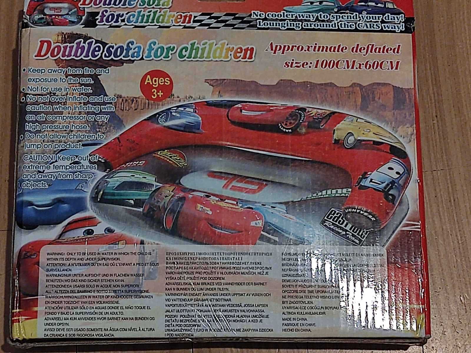 Нове надувне крісло для любителів Тачки Disney Cars McQueen 100см*60см