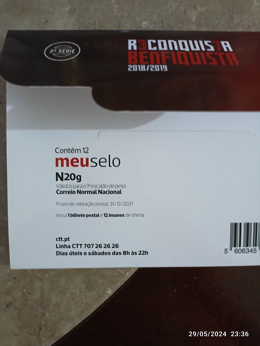 Conjunto bilhete postal com imans