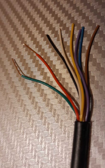 Kabel, przewód domofonowy ziemny żelowany XSTDYz8 SATEC, 8x0.5mm2