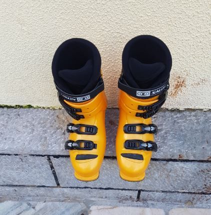 Skis e Botas com saco para transporte