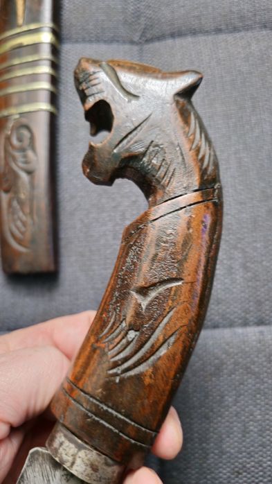 Maczeta 2 nóż indonezja Borneo Kalimantan