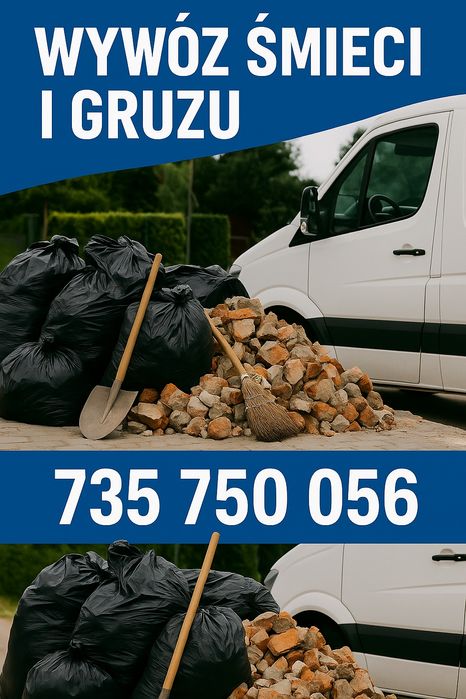 Wywóz śmieci i gruzu • Porządek przy domu
