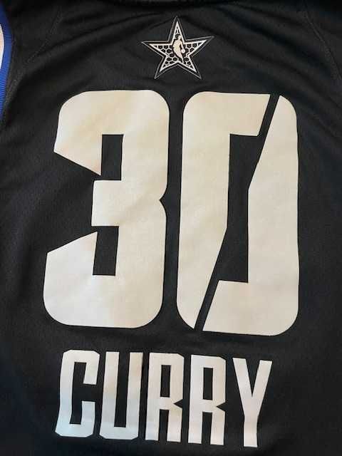 Koszulka koszykarska Golden State Warriors #30 Curry All Star Jordan L