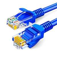 Kabel Internetowy RJ45 LAN długość 15 metrów, kolor niebieski.