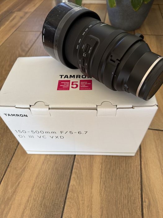 Tamron 150-500mm - Nikon Z. Jak nowy. Filtr. Gwarancja 5 lat.