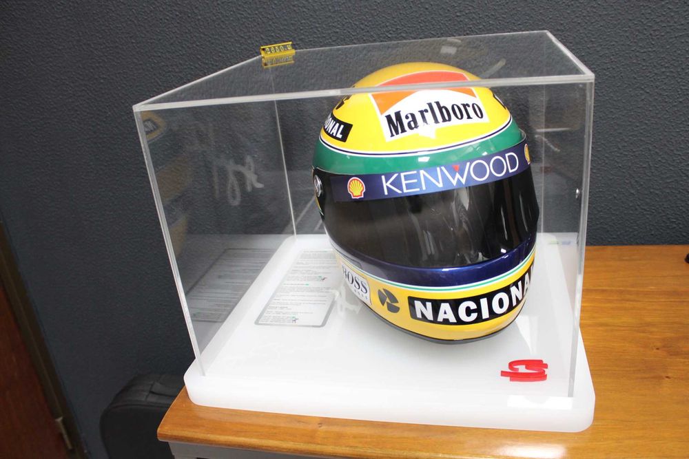 Capacete Ayrton Senna - para coleção