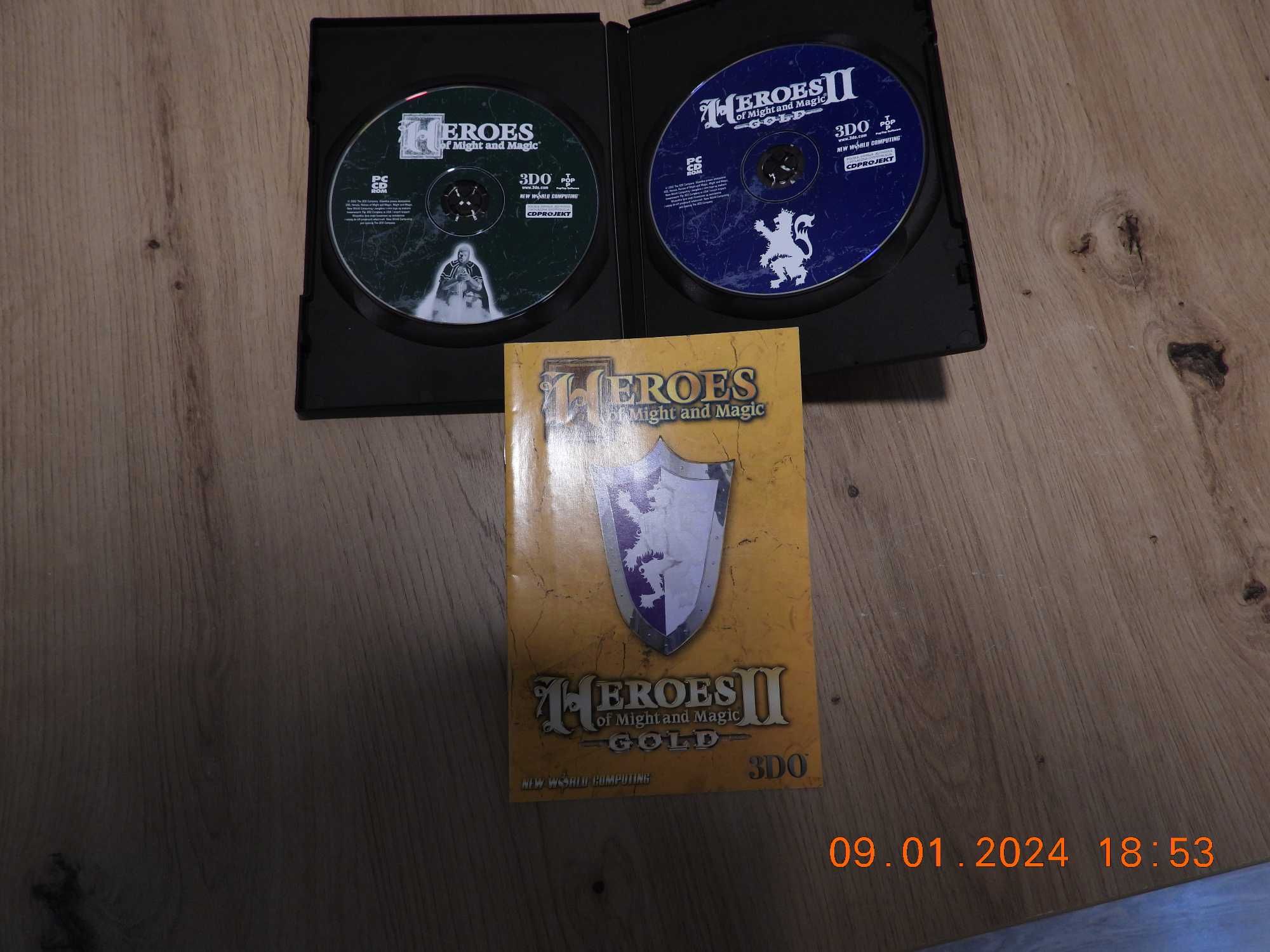 Heroes of Might And Magic I i II - GOLD Edition. PL PC