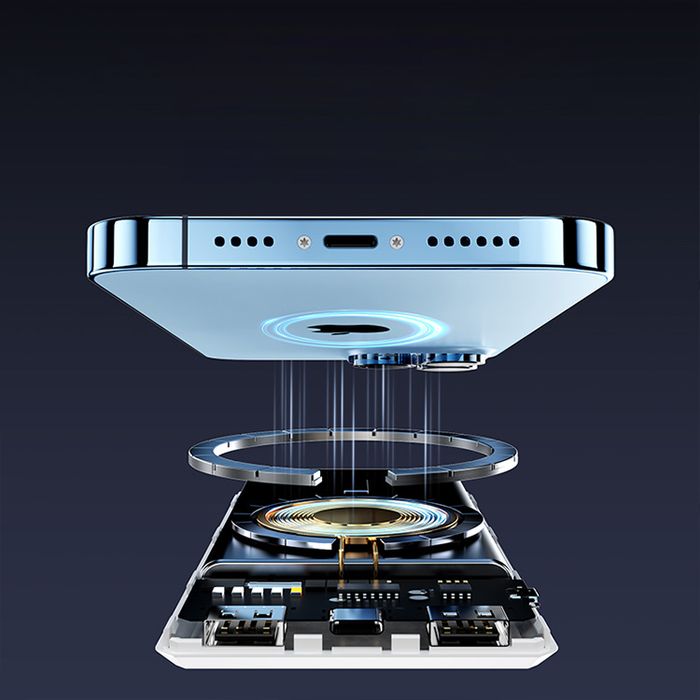 Powerbank Magsafe 10000 mAh 15W - kolor niebieski