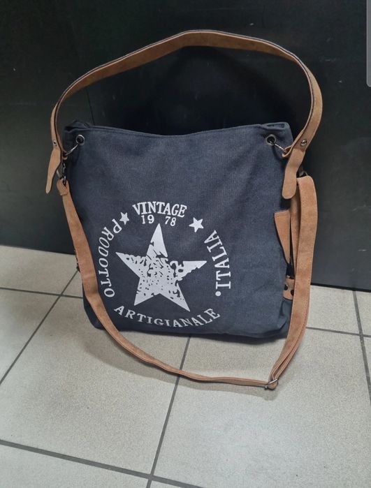 Torebka damska shopper czarna