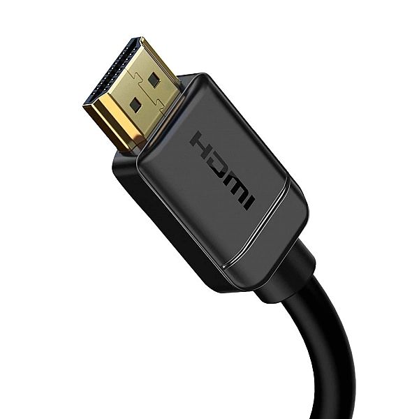 Baseus kabel przewód HDMI 2.0/4K 60 Hz 3D HDR 18 Gbps 1 m czarny (CAKG