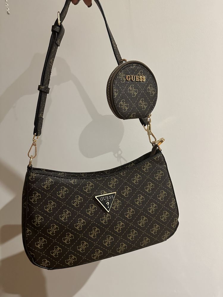 Сумка, кроссбоді, багет Guess
