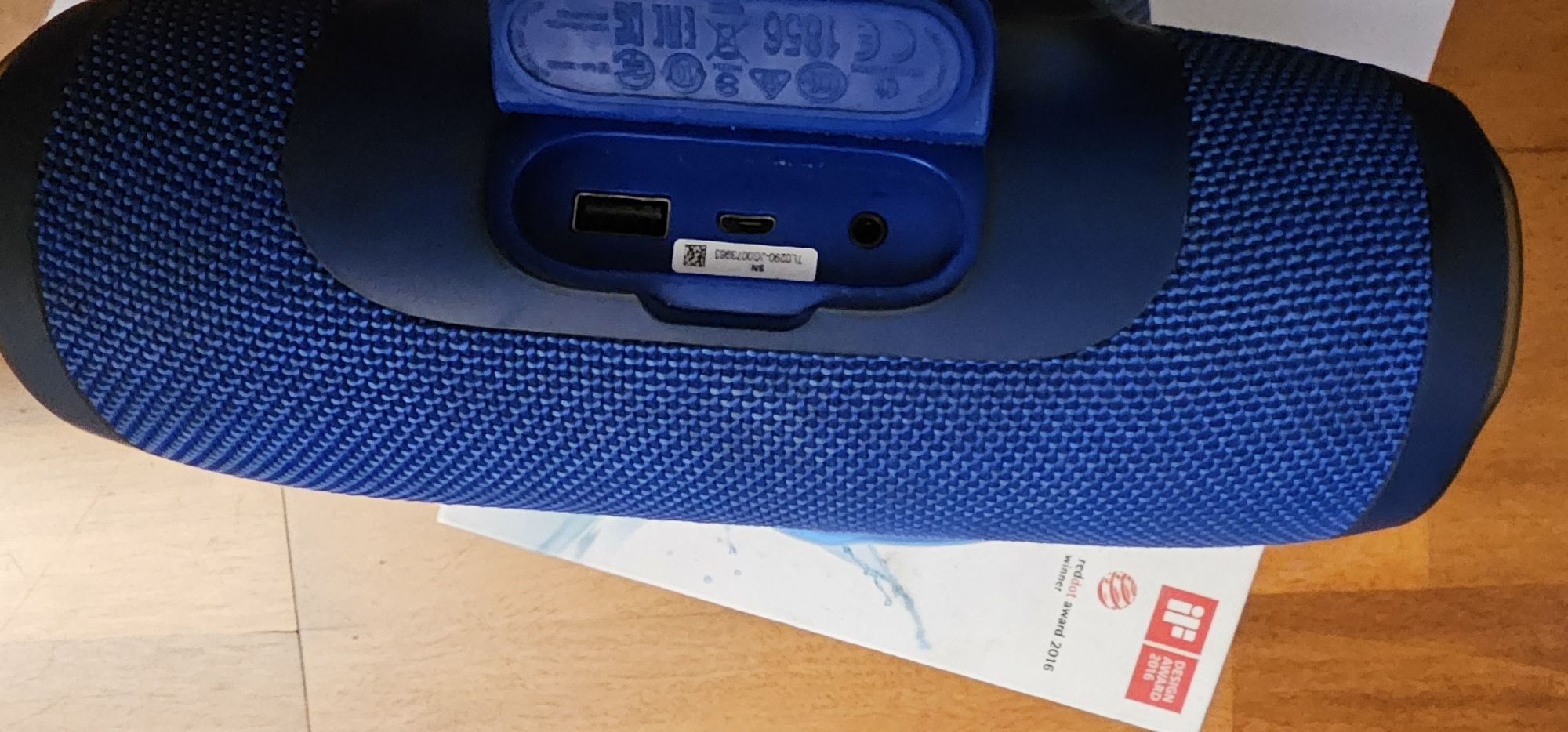 Glośnik JBL Charge 3 niebieski
