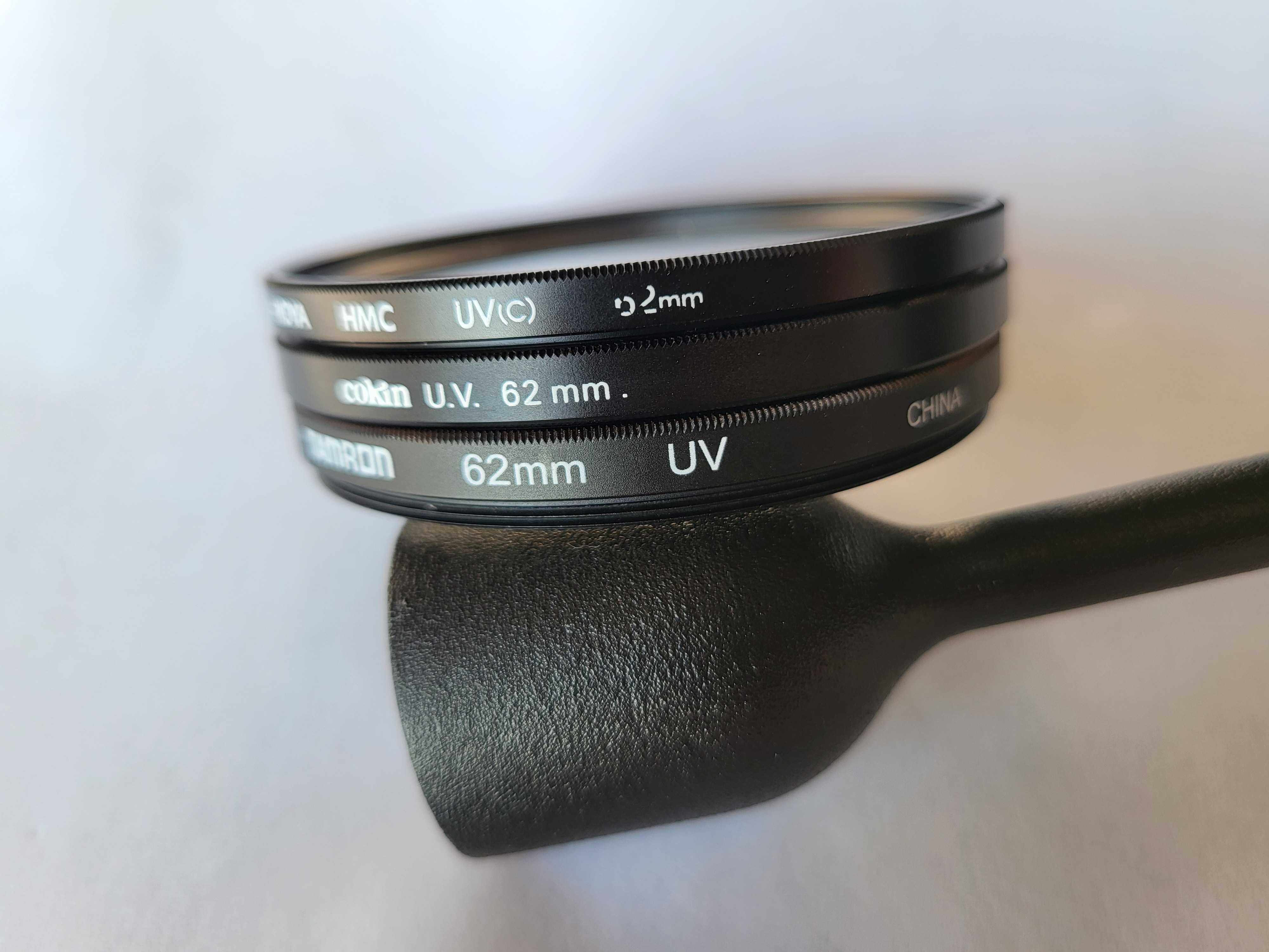 Zestaw 3 Filtrów 62mm HOYA HMC UV(c) i cokin U.V. i TAMRON UV
