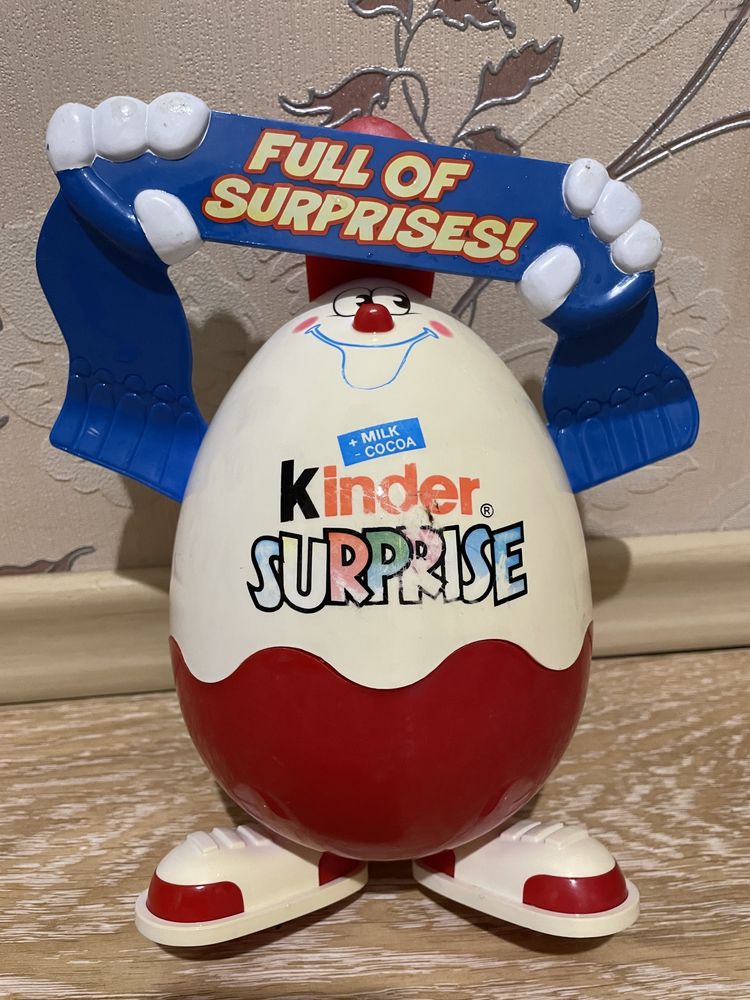 Киндер сюрприз большое яйцо игрушка подарок kinder surprise