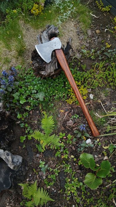 Ręcznie wykuta siekiera, topór / siekiera do lasu / bushcraft