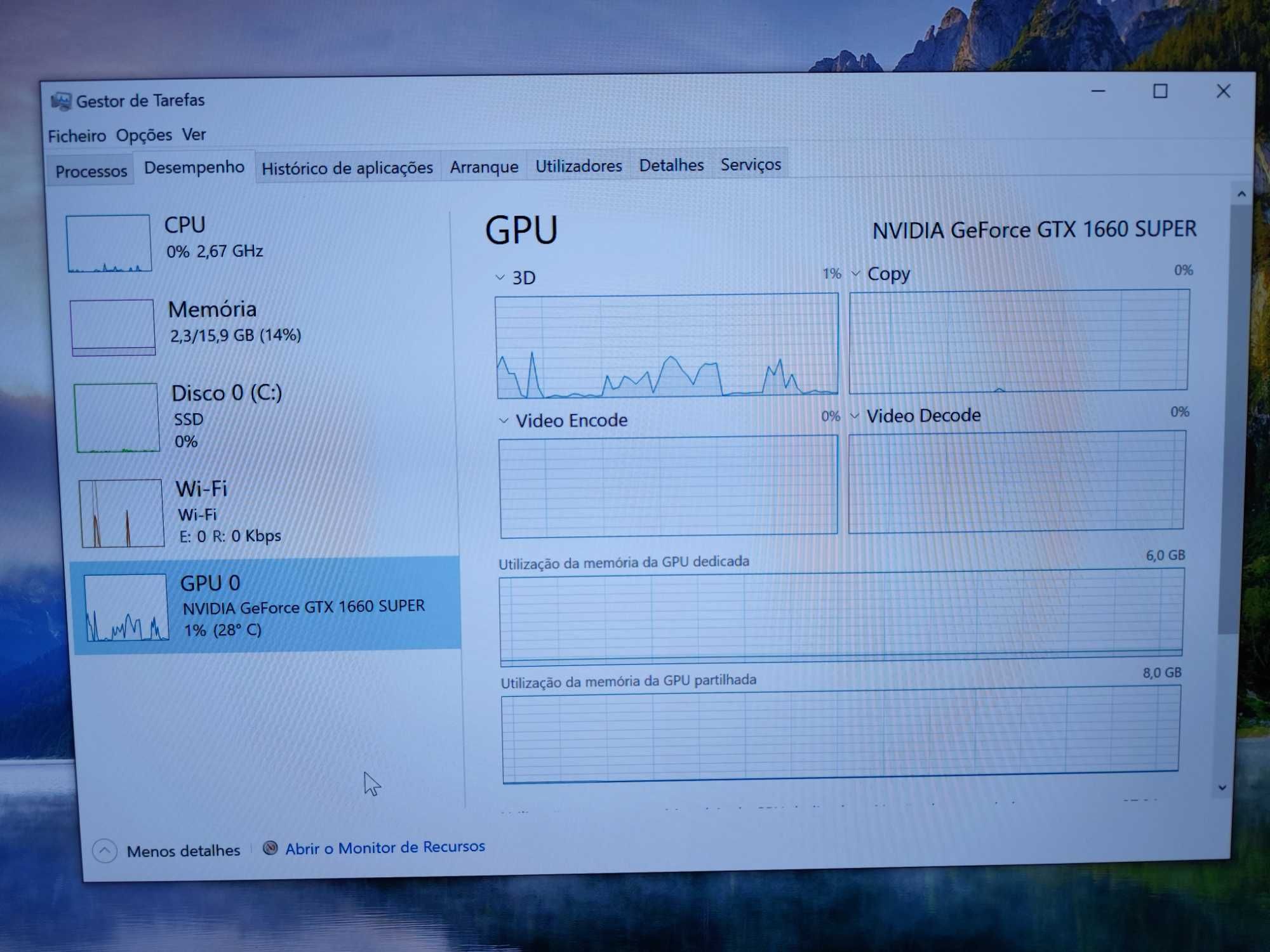 Desktop i5 9600k 1660 Super