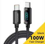 Кабель Type-c/Type-c 100w 7A 2м Usb/Type-c 1м з дисплеєм