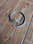 Pulseira beje estilo romano