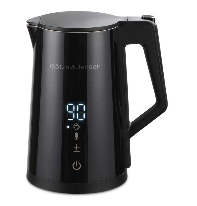 Czajnik inteligentny GÖTZE&JENSEN z regulacją temperatury Czarny WiFi