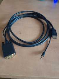Кабель HDMI -> VGA + jack 3.5mm Cablexpert 1.8 м (A-HDMI-VGA-03-6)