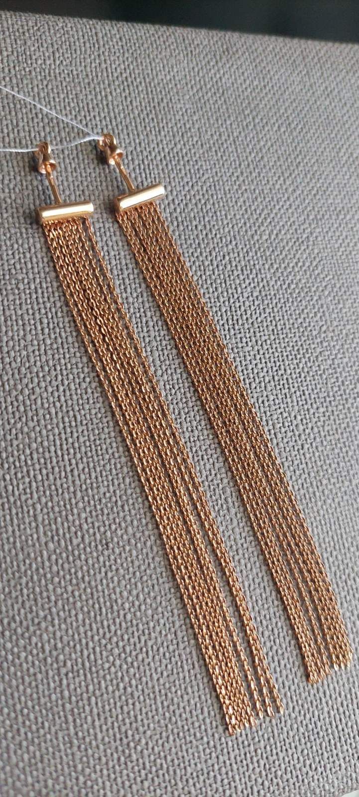 Серьги золотые 585 пр.