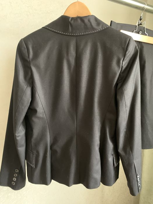 Жіночий костюм, юбка-жакет, вовна, р. S