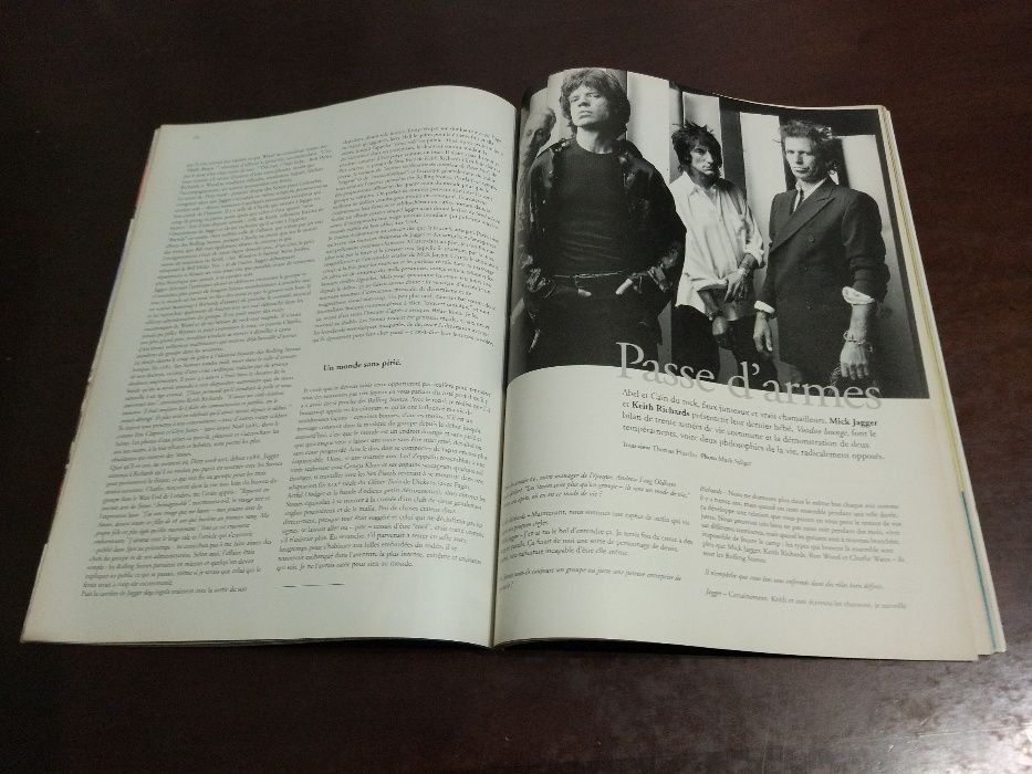 Rolling Stones *Passe,present et futur* revista francesa excelente