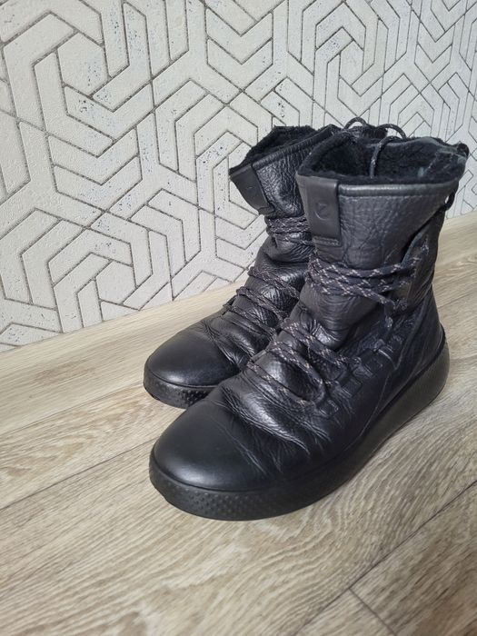 Чоботи ecco сапоги зимові зимние