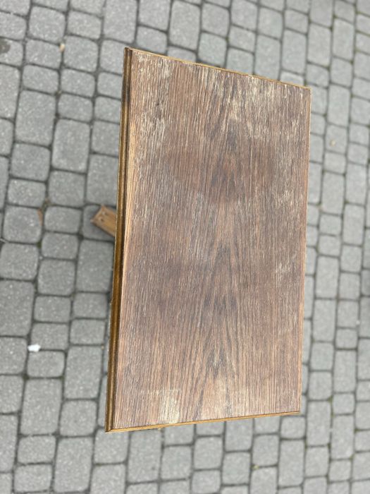 Antyczny stół z drewna dębowego z końca 19 wieku - unikat piękny ideał