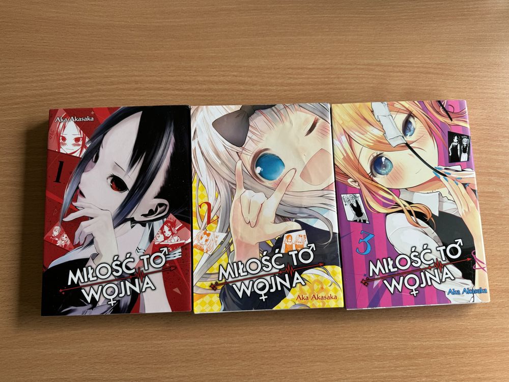 Komiks manga Miłość to wojna 3 części konplet