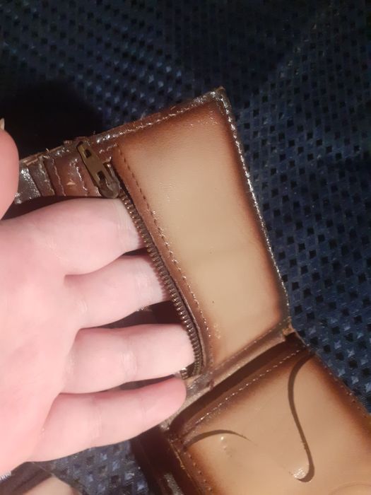 Кошелёк кожаный СССР Киев коричневый кожа