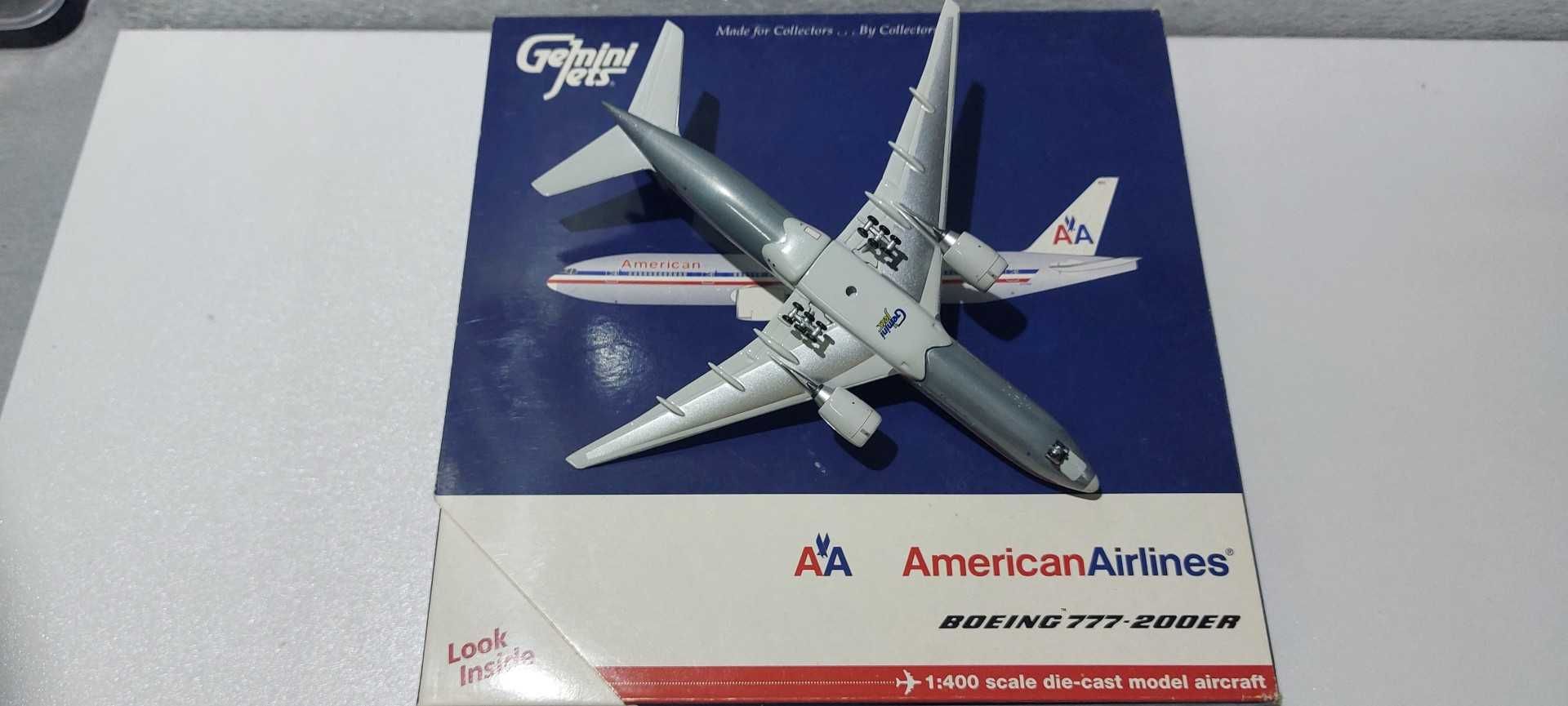 Avião Boeing Aviões Airbus escala 1/400 em Metal Varios Ver Fotos 21